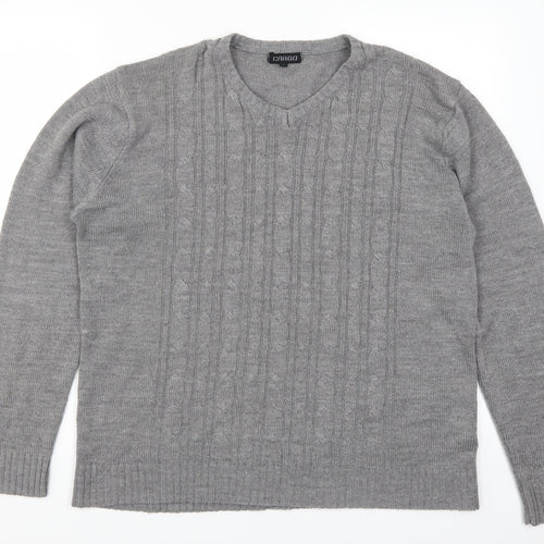 Cargo Mens Gold  Knit Pullover Jumper Size XL