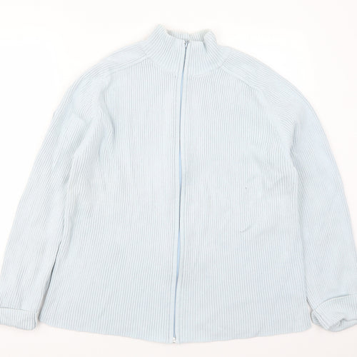Logg Womens Blue   Full Zip Jumper Size XL