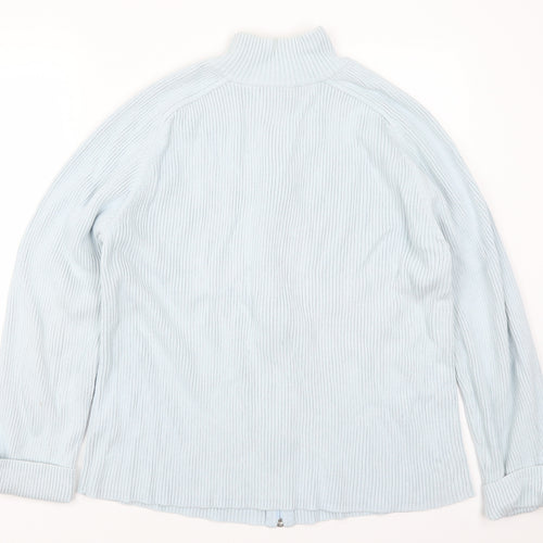Logg Womens Blue   Full Zip Jumper Size XL