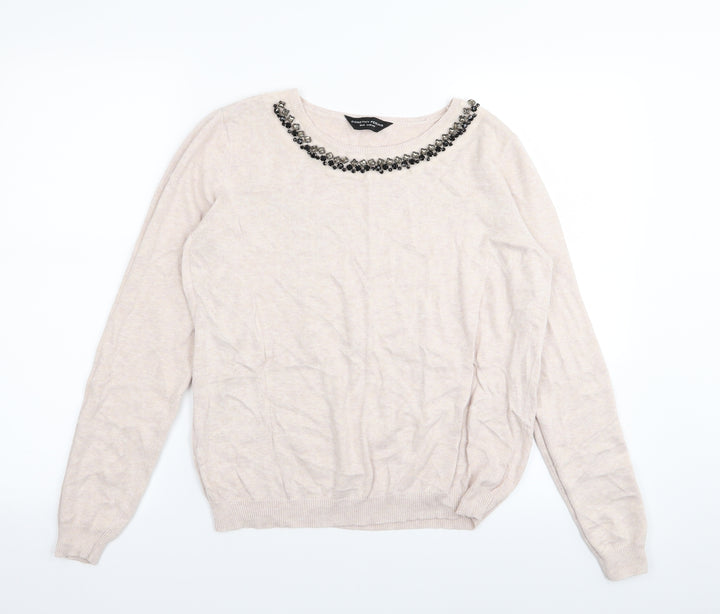 Dorothy Perkins Womens Pink   Pullover Jumper Size 16