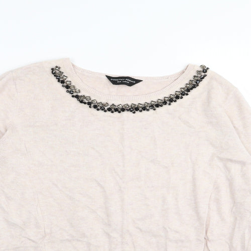 Dorothy Perkins Womens Pink   Pullover Jumper Size 16