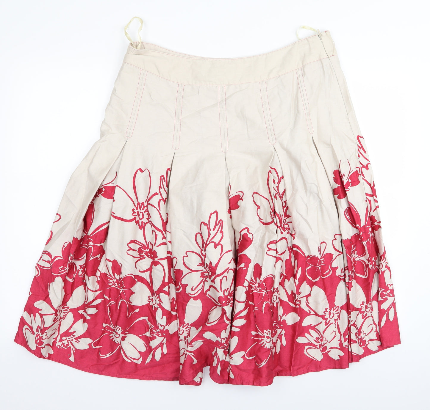 david emanuel Womens Multicoloured Floral  Flare Skirt Size 16