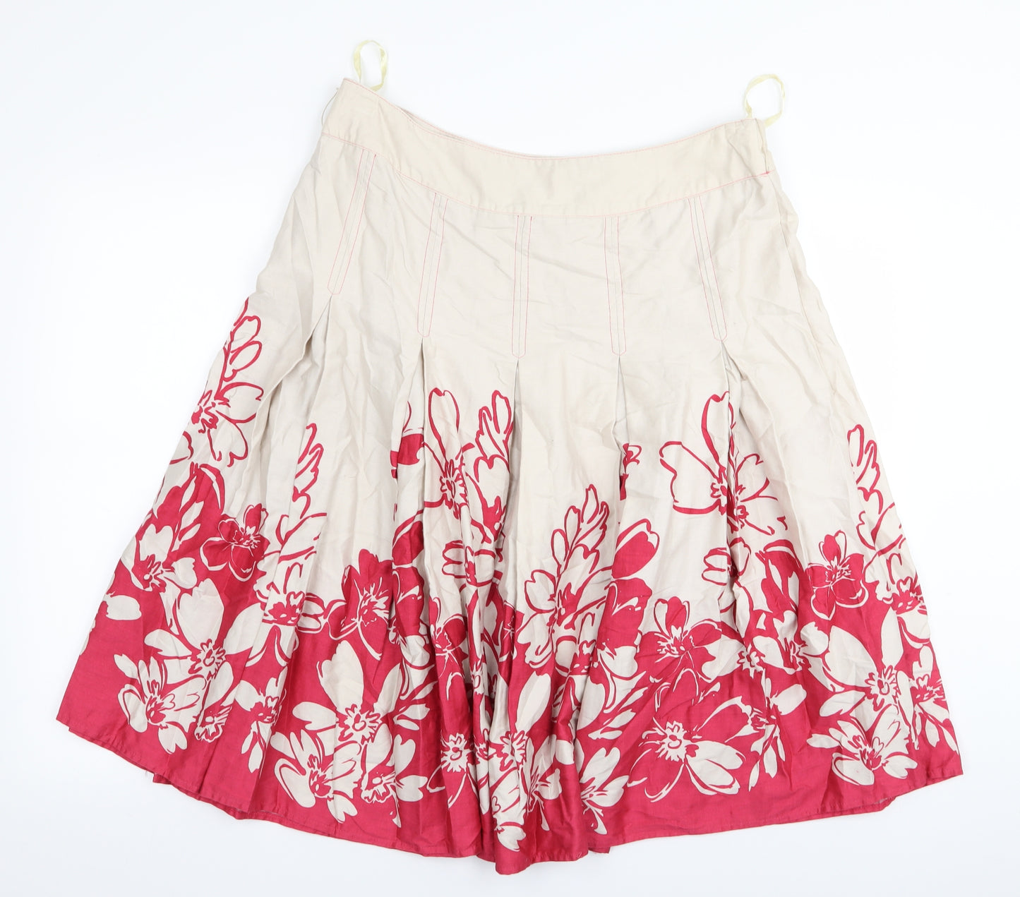 david emanuel Womens Multicoloured Floral  Flare Skirt Size 16