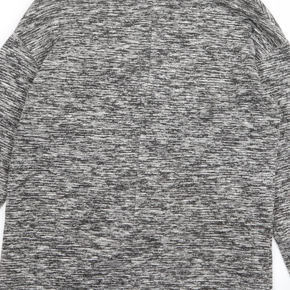 Papaya Womens Grey   Wrap Jumper Size S