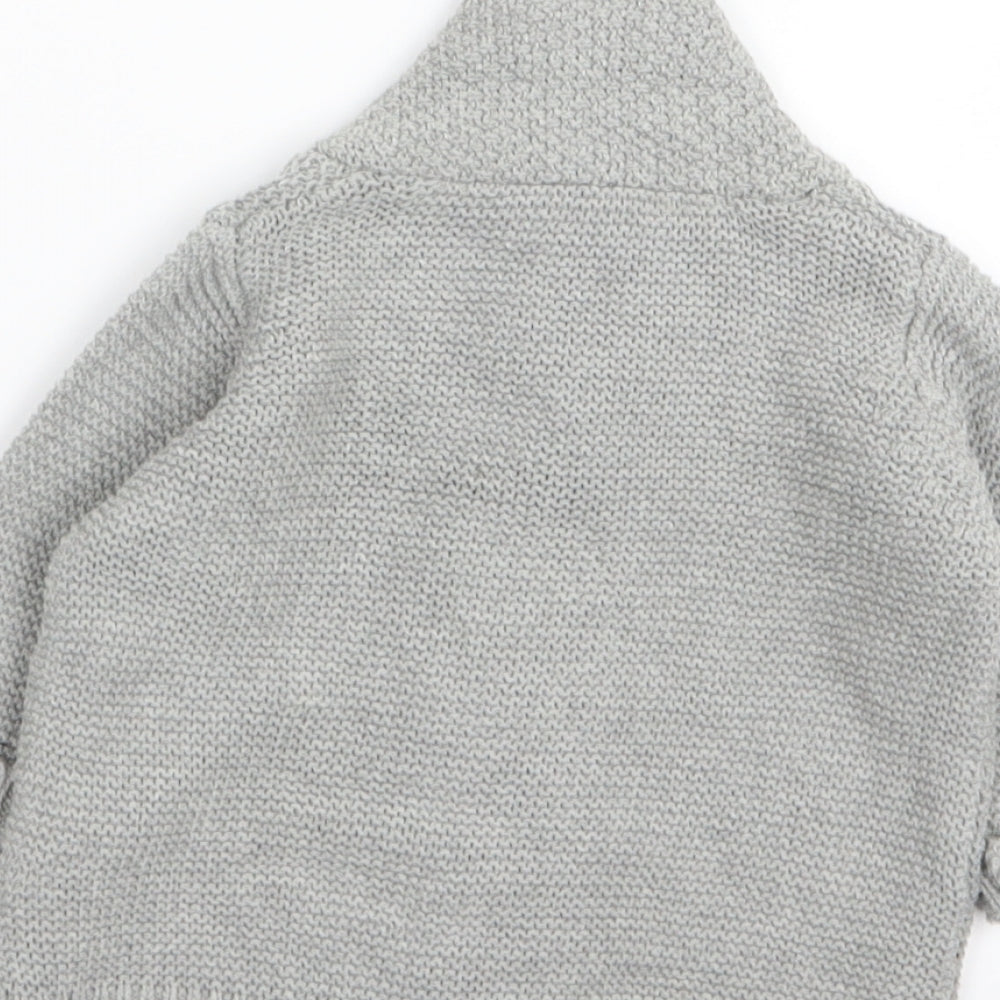 Matalan Boys Grey   Cardigan Jumper Size 3-6 Months