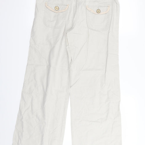 Asda George Womens Beige   Trousers  Size 10 L30 in