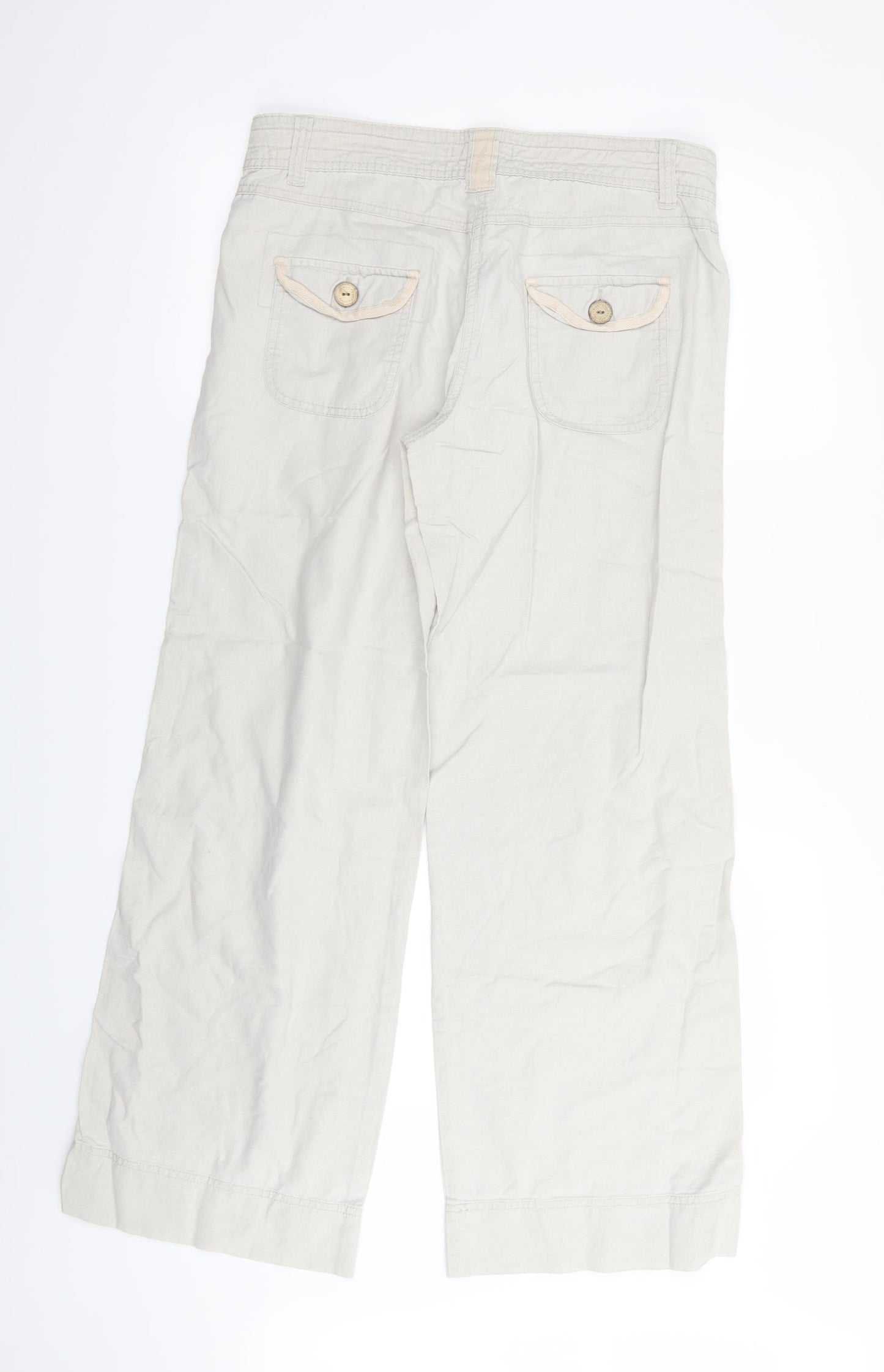 Asda George Womens Beige   Trousers  Size 10 L30 in