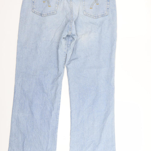 BIG STAR Mens Blue   Bootcut Jeans Size 32 in L32 in