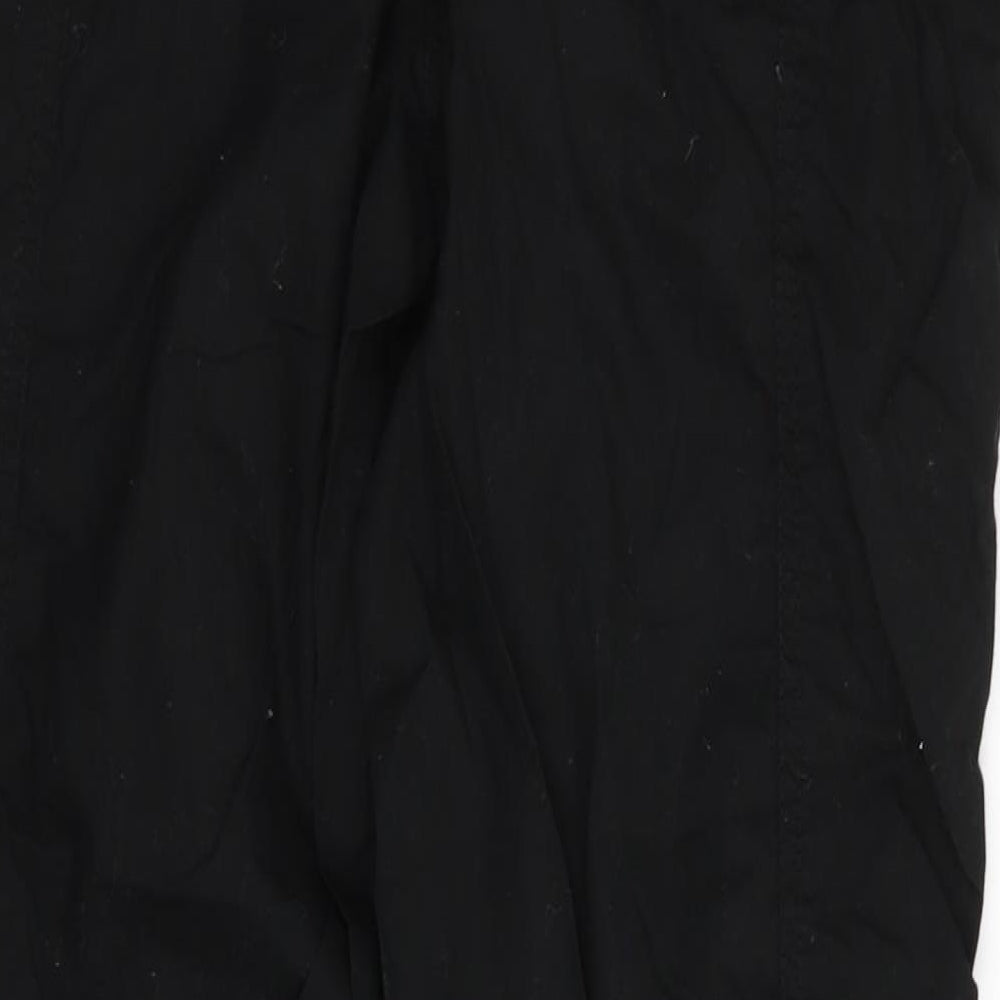 Asda George Womens Black   Cargo Trousers Size 10 L30 in