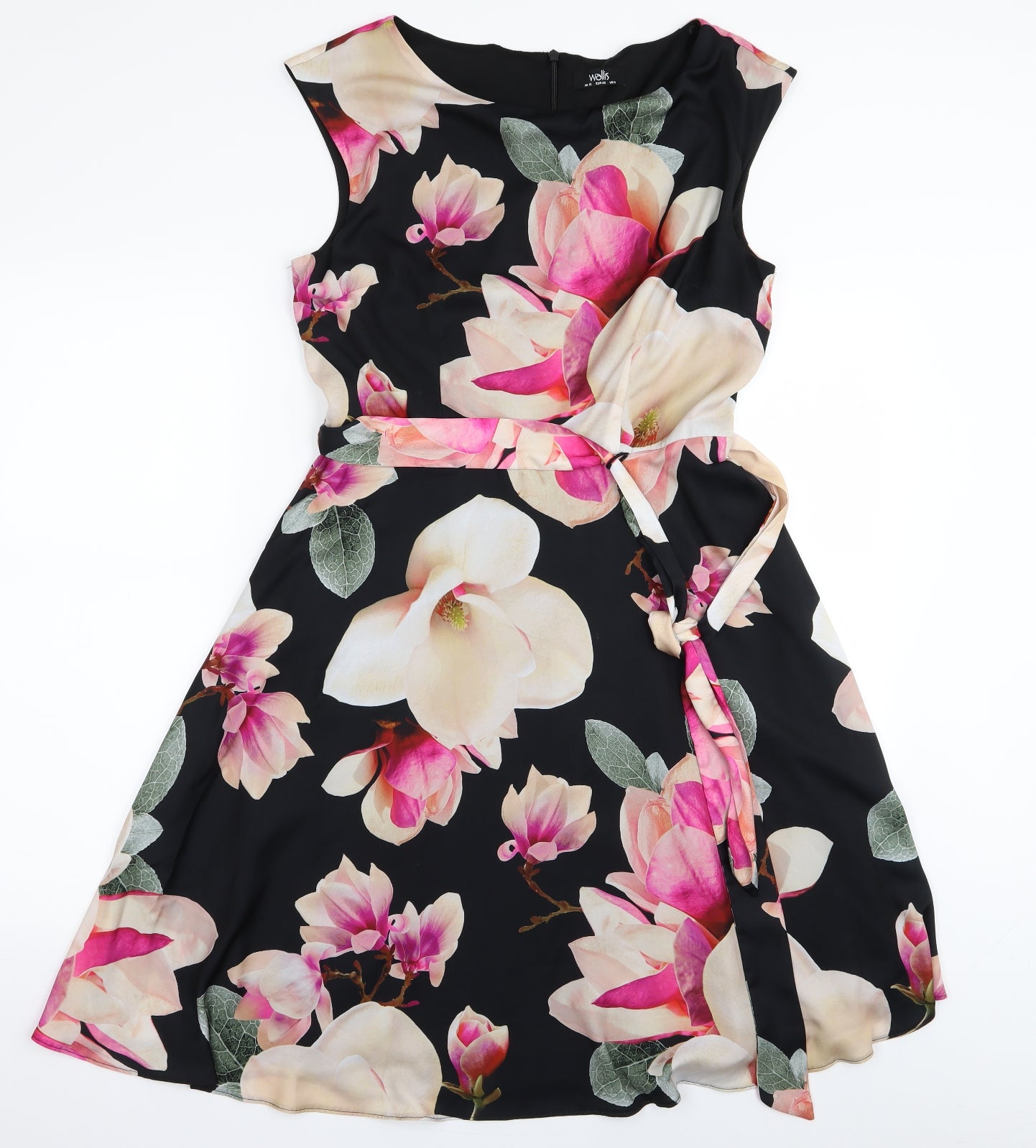 Wallis Womens Multicoloured Floral  Fit & Flare  Size 12
