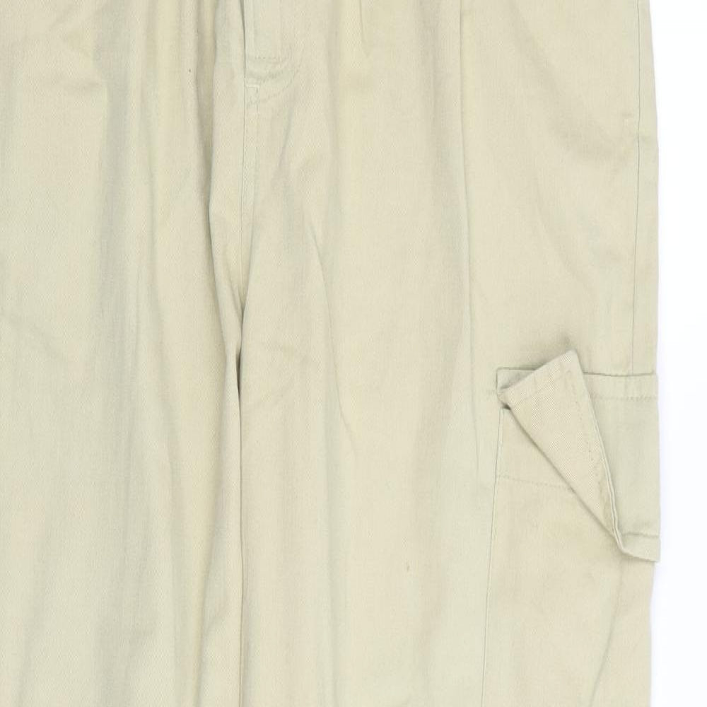 Kangaroo Mens Beige   Cargo Trousers Size XL L32 in - Stretch waistband