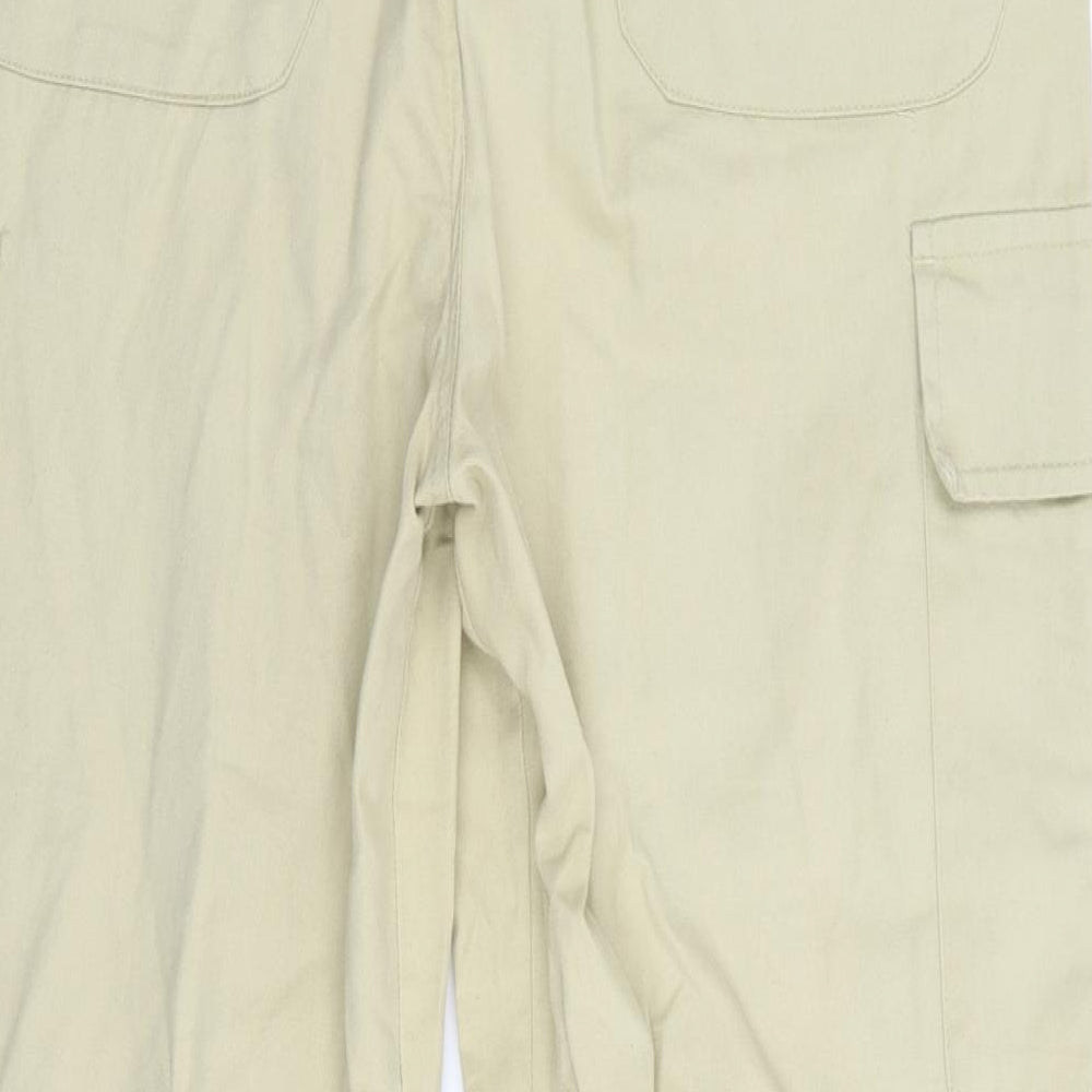 Kangaroo Mens Beige   Cargo Trousers Size XL L32 in - Stretch waistband
