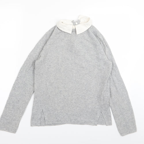 Topshop Womens Grey   Pullover Jumper Size 8