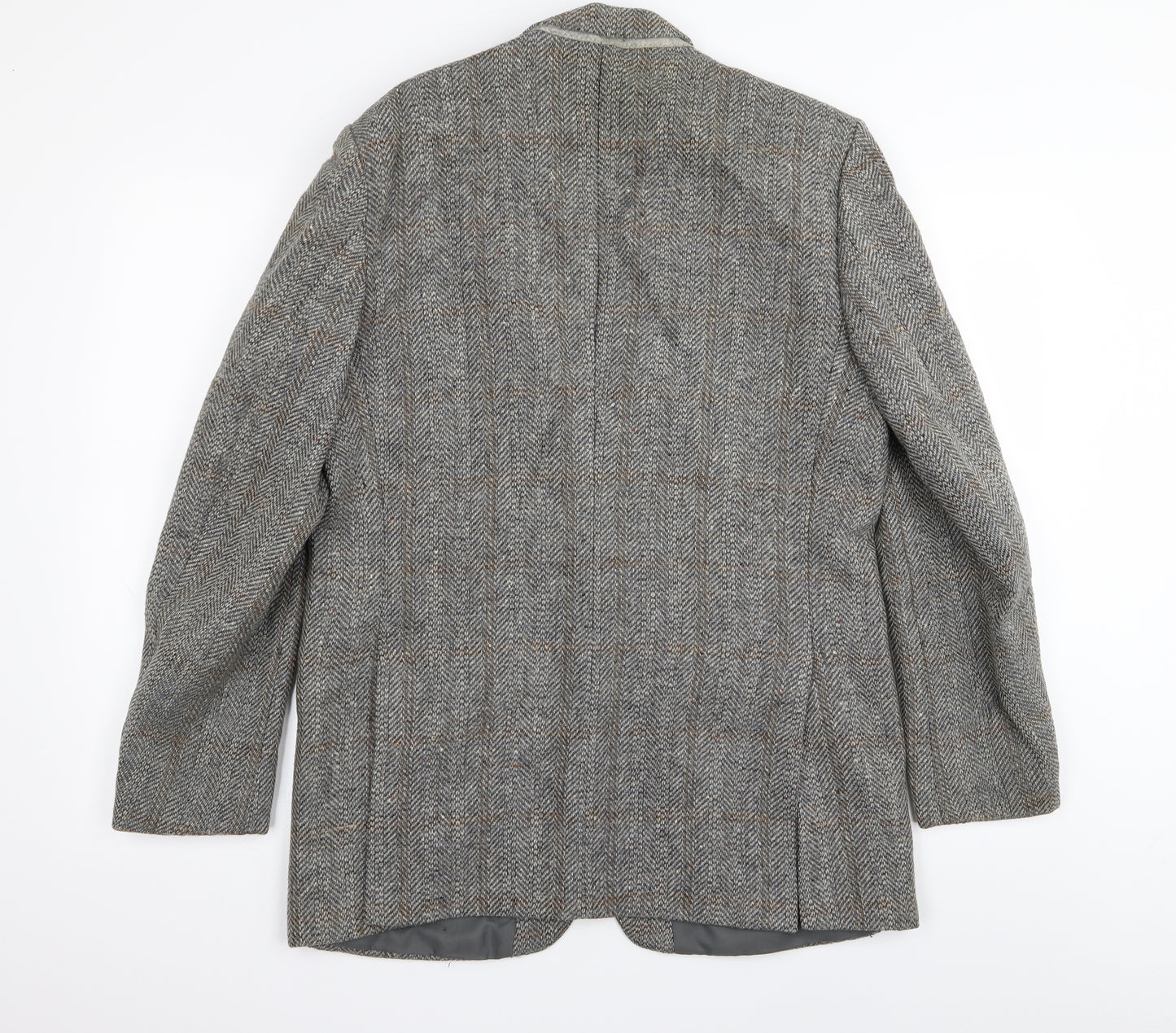 centaur Mens Grey Houndstooth  Jacket Blazer Size 40