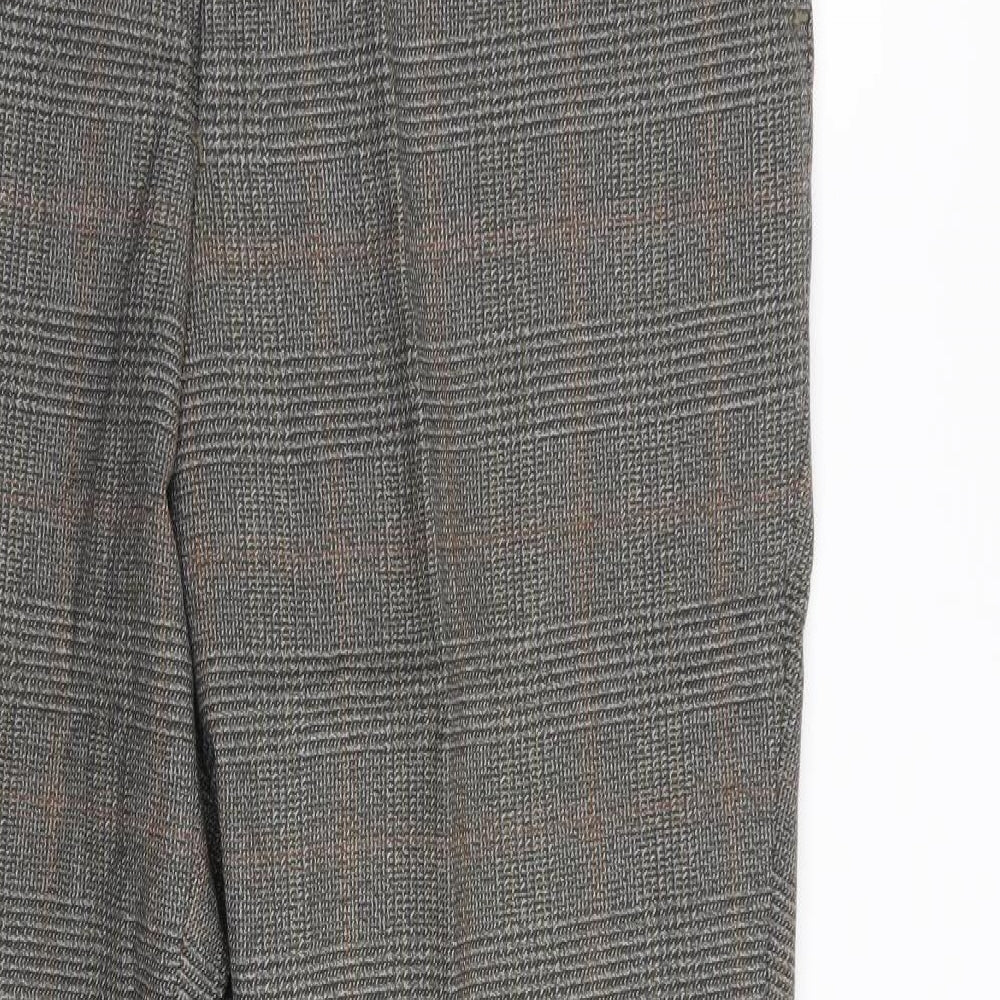 dunn and co Mens Grey Houndstooth  2 Piece Suit Size 40 L27 in