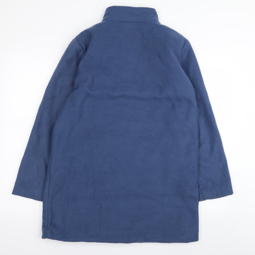 Gabrielle Vicenza Womens Blue   Overcoat Coat Size 10
