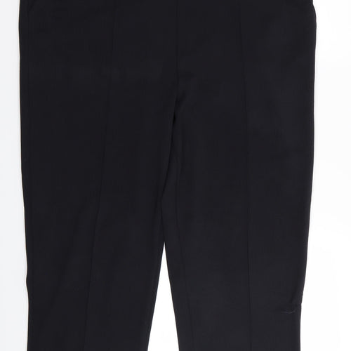 BM collection Womens Black   Trousers  Size 18 L23 in - Stretch waistband