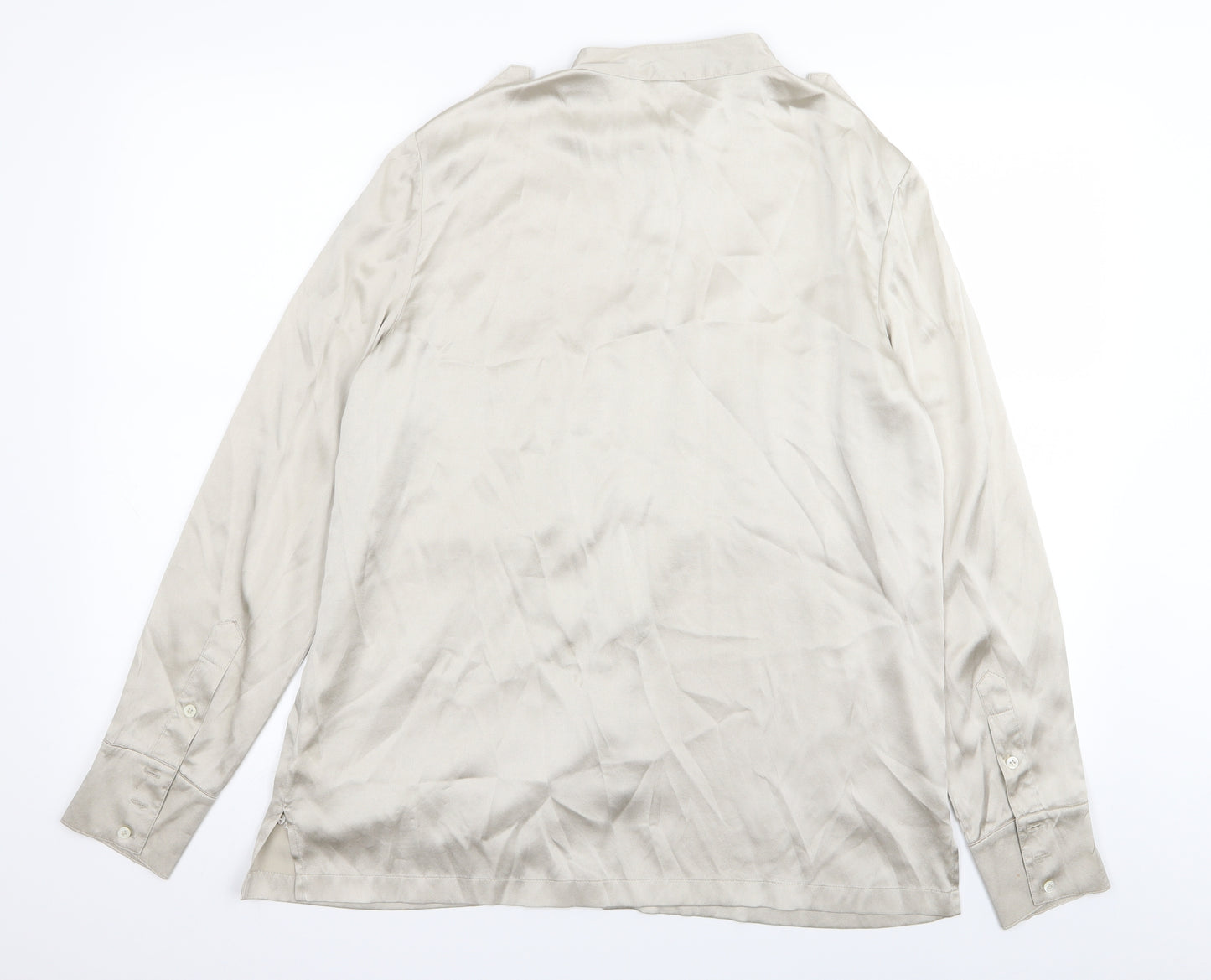 BASTYAN Womens Ivory   Basic Button-Up Size 14