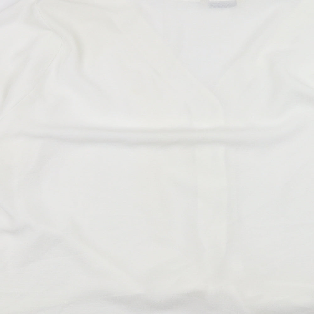 George Womens White   Basic Blouse Size 22  - tie Front Detail