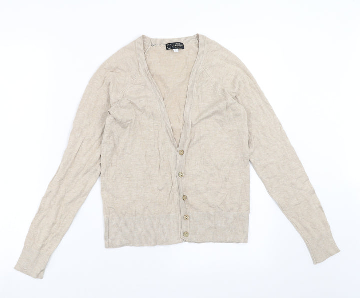 New Look Womens Beige   Cardigan Jumper Size 8
