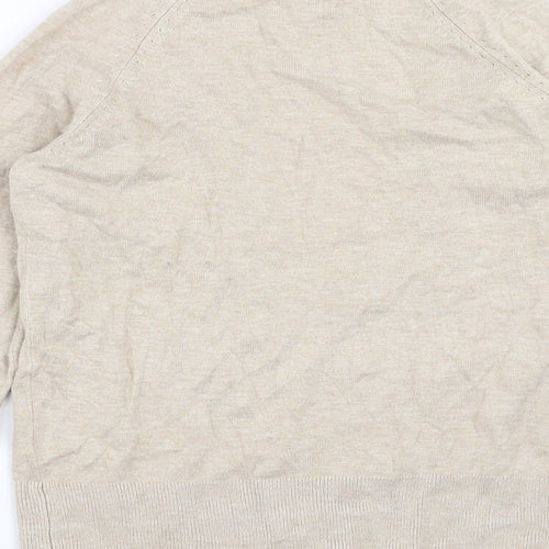 New Look Womens Beige   Cardigan Jumper Size 8