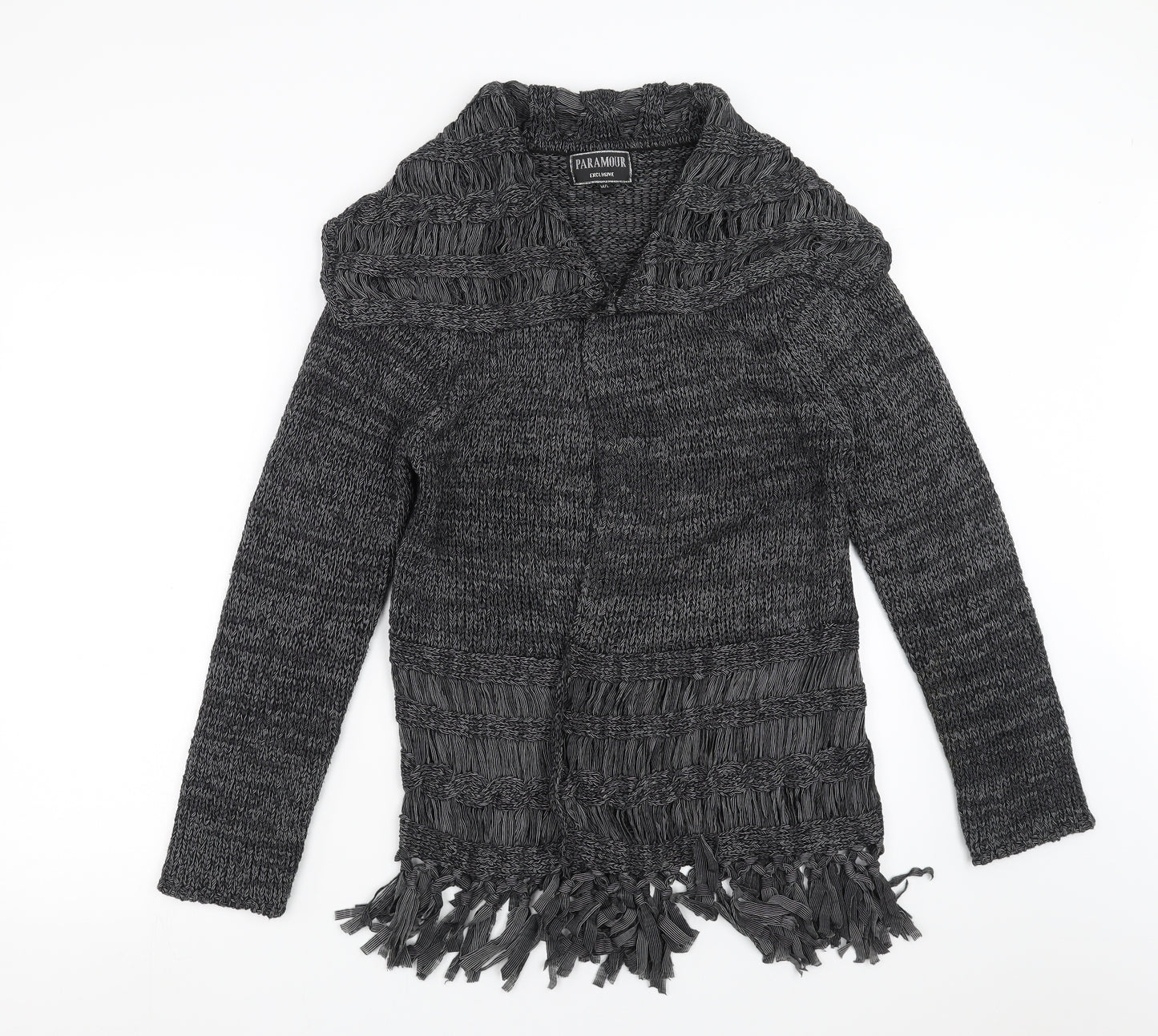 Paramour Womens Grey   Cardigan Jumper Size M