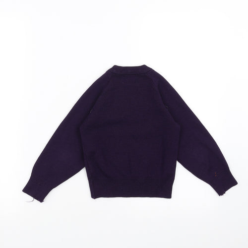 charles Kirk Boys Purple   Pullover Jumper Size 3-4 Years