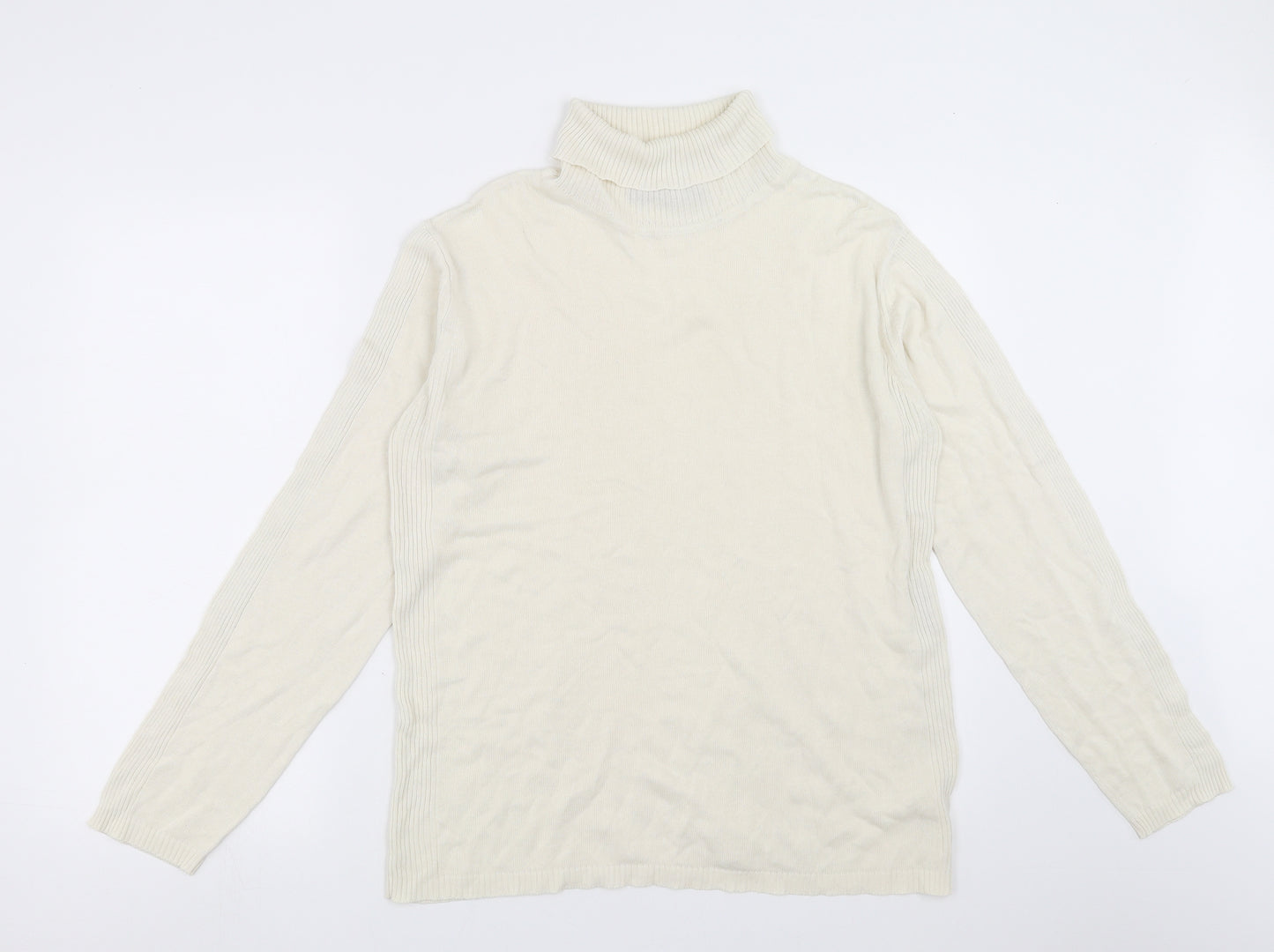 Jensen Womens Ivory   Pullover Jumper Size L