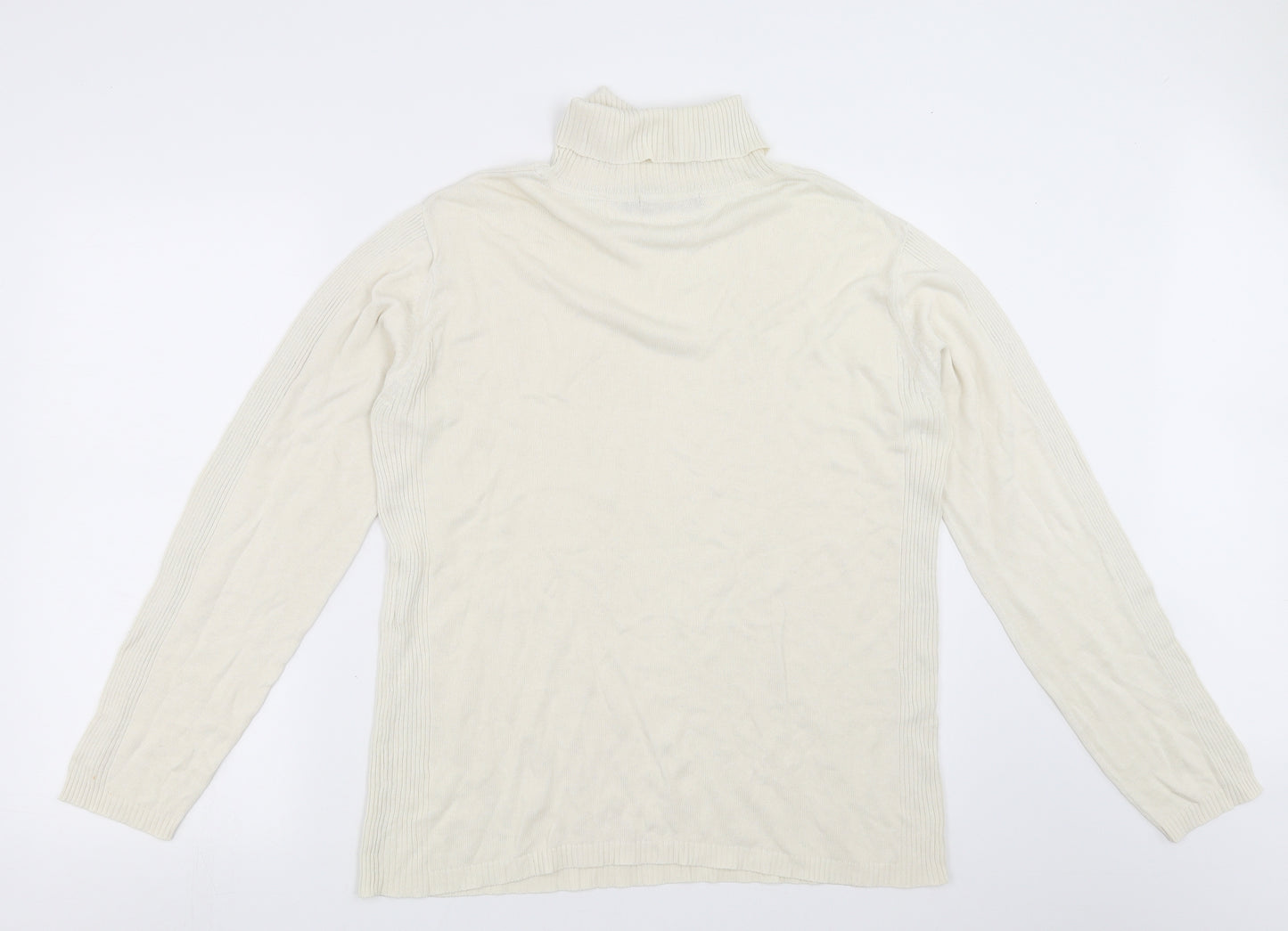 Jensen Womens Ivory   Pullover Jumper Size L