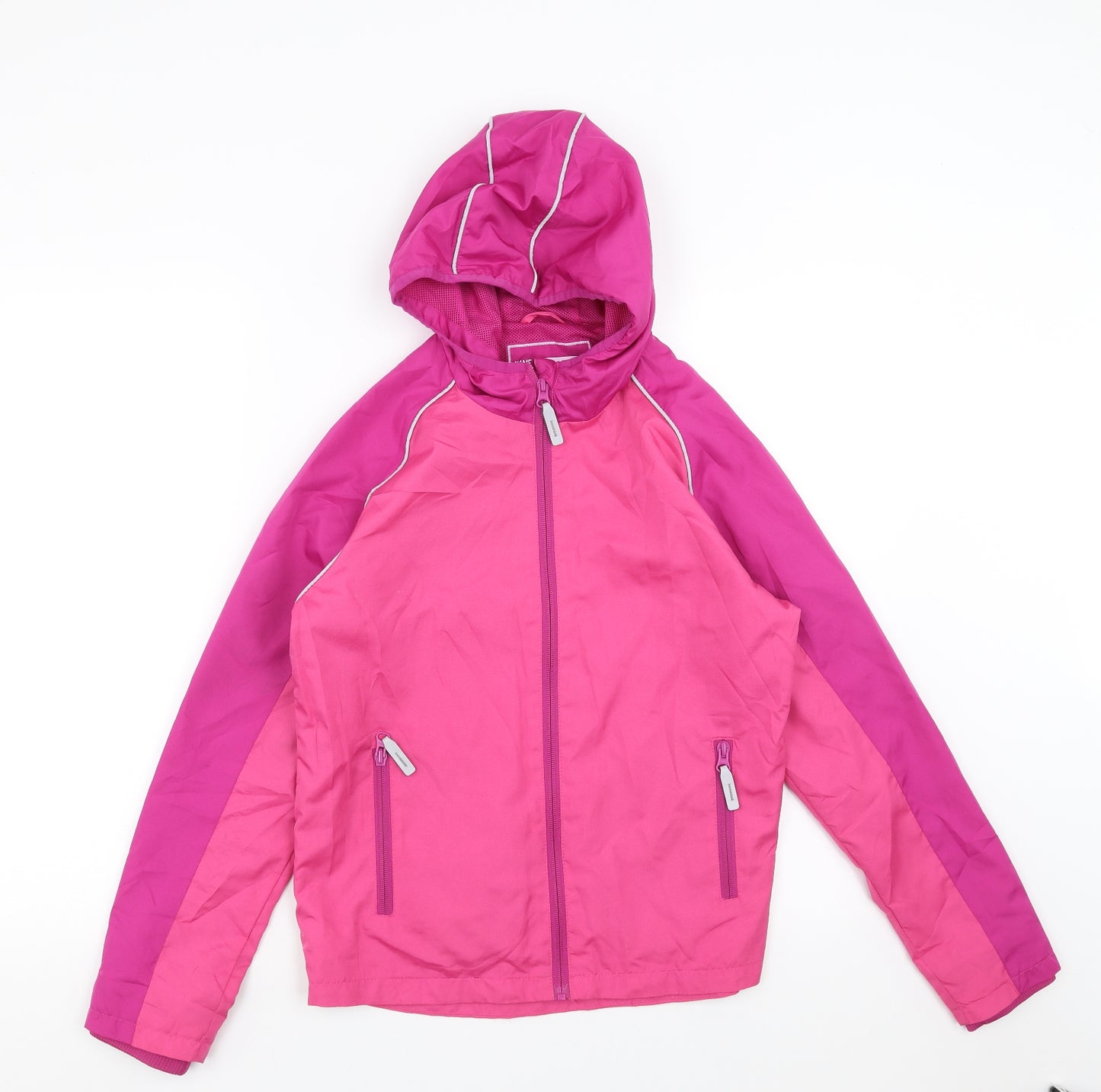 George Girls Pink   Rain Coat Jacket Size 11-12 Years