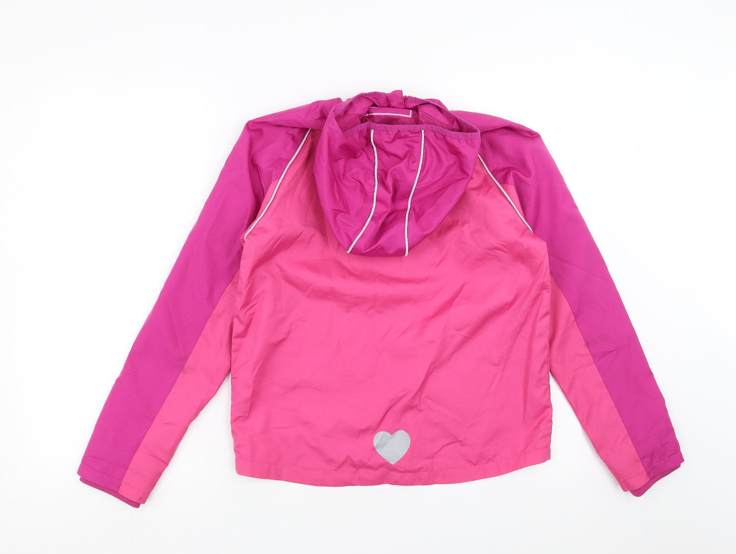 George Girls Pink   Rain Coat Jacket Size 11-12 Years