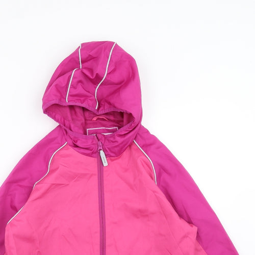 George Girls Pink   Rain Coat Jacket Size 11-12 Years
