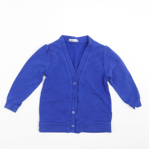 George Girls Blue   Cardigan Jumper Size 4-5 Years