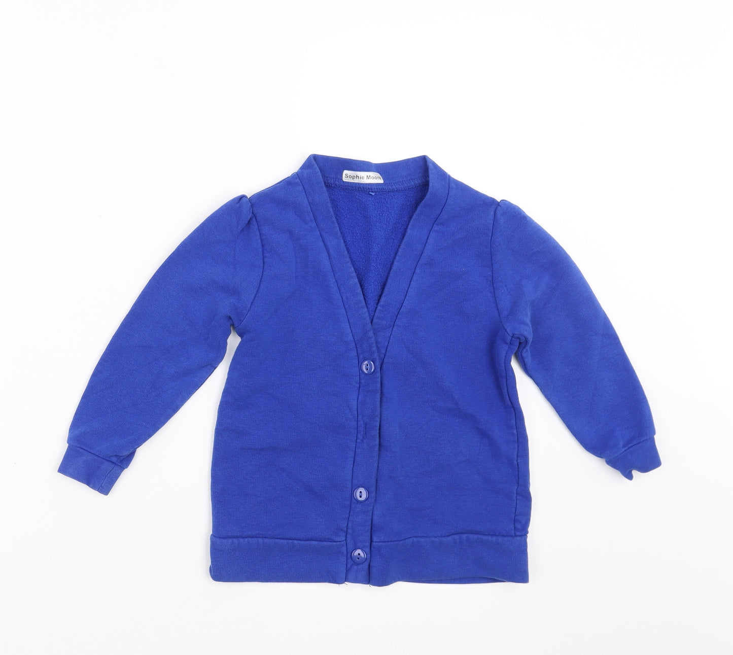 George Girls Blue   Cardigan Jumper Size 4-5 Years