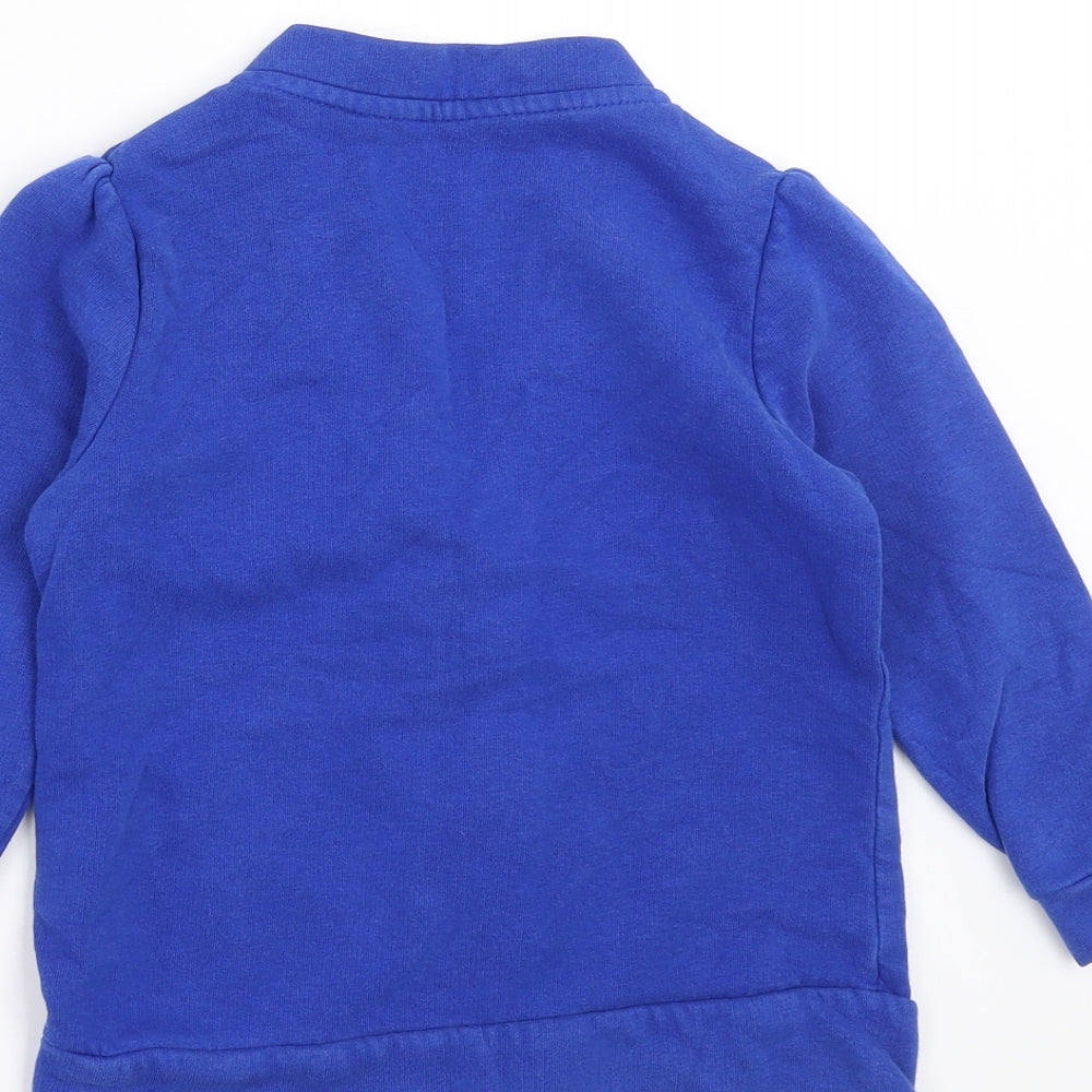 George Girls Blue   Cardigan Jumper Size 4-5 Years