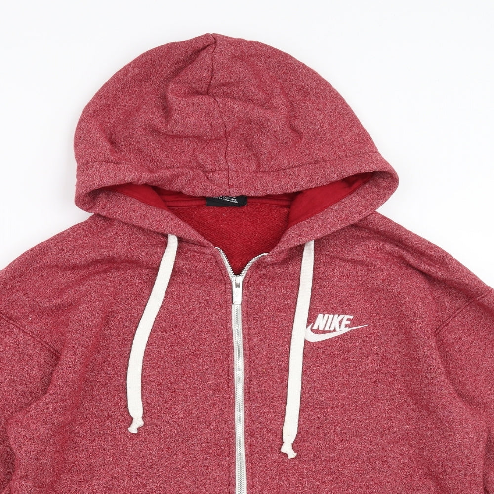 Nike Mens Red   Full Zip Hoodie Size M