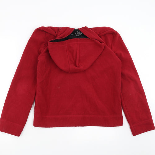 BC Clothing Womens Red  Fleece Jacket  Size M