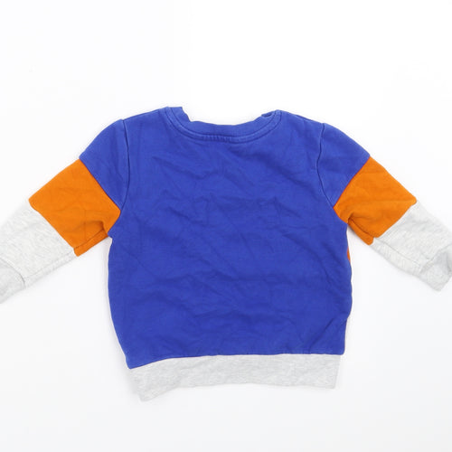 George Boys Blue   Pullover Jumper Size 18-24 Months  - imagine