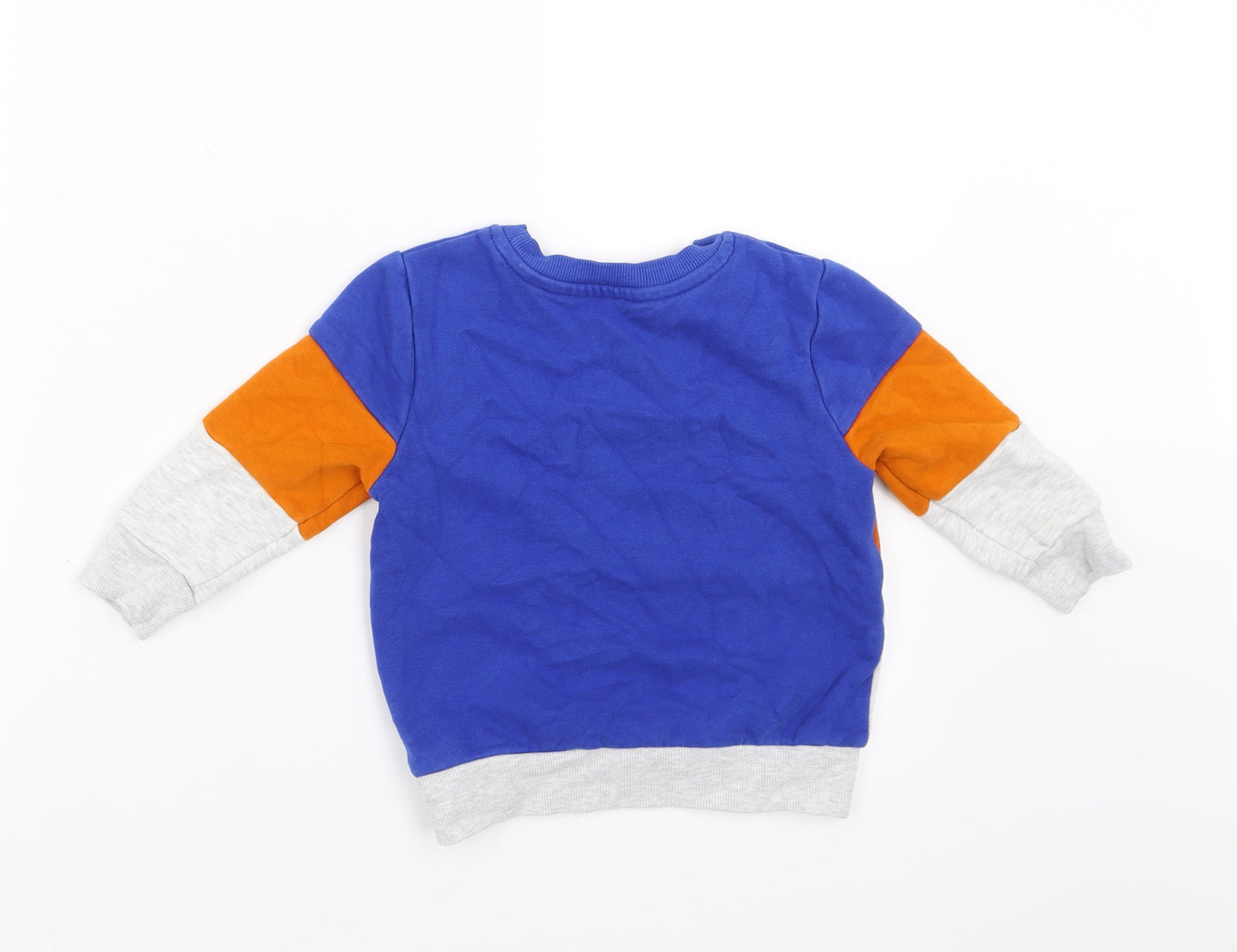 George Boys Blue   Pullover Jumper Size 18-24 Months  - imagine