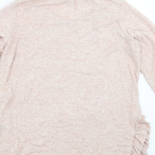 NEXT Womens Pink   Pullover Jumper Size 12  - beaded detail
