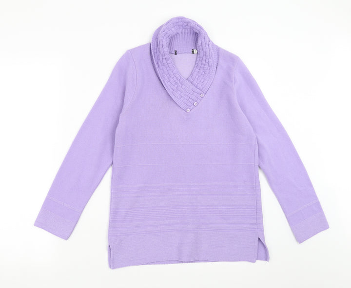 Preworn Womens Purple   Pullover Jumper Size S