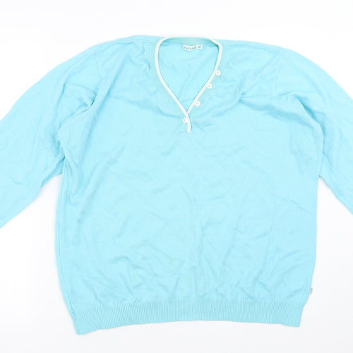 One Up Golf Womens Blue   Pullover Jumper Size XL