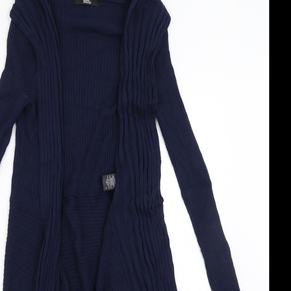 Marks and Spencer Womens Blue   Cardigan Jumper Size 10
