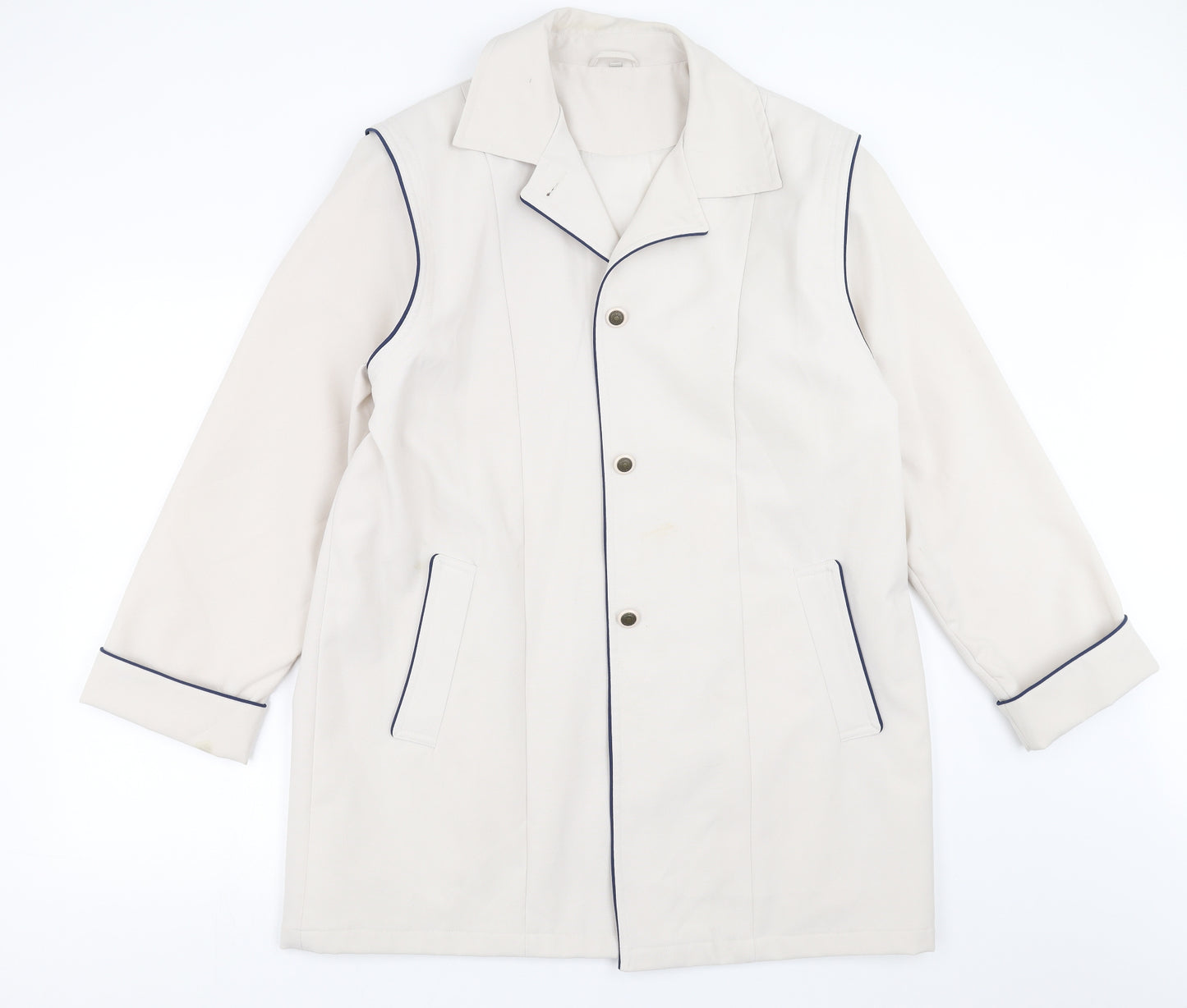 Deanes Womens Ivory   Jacket Coat Size 18