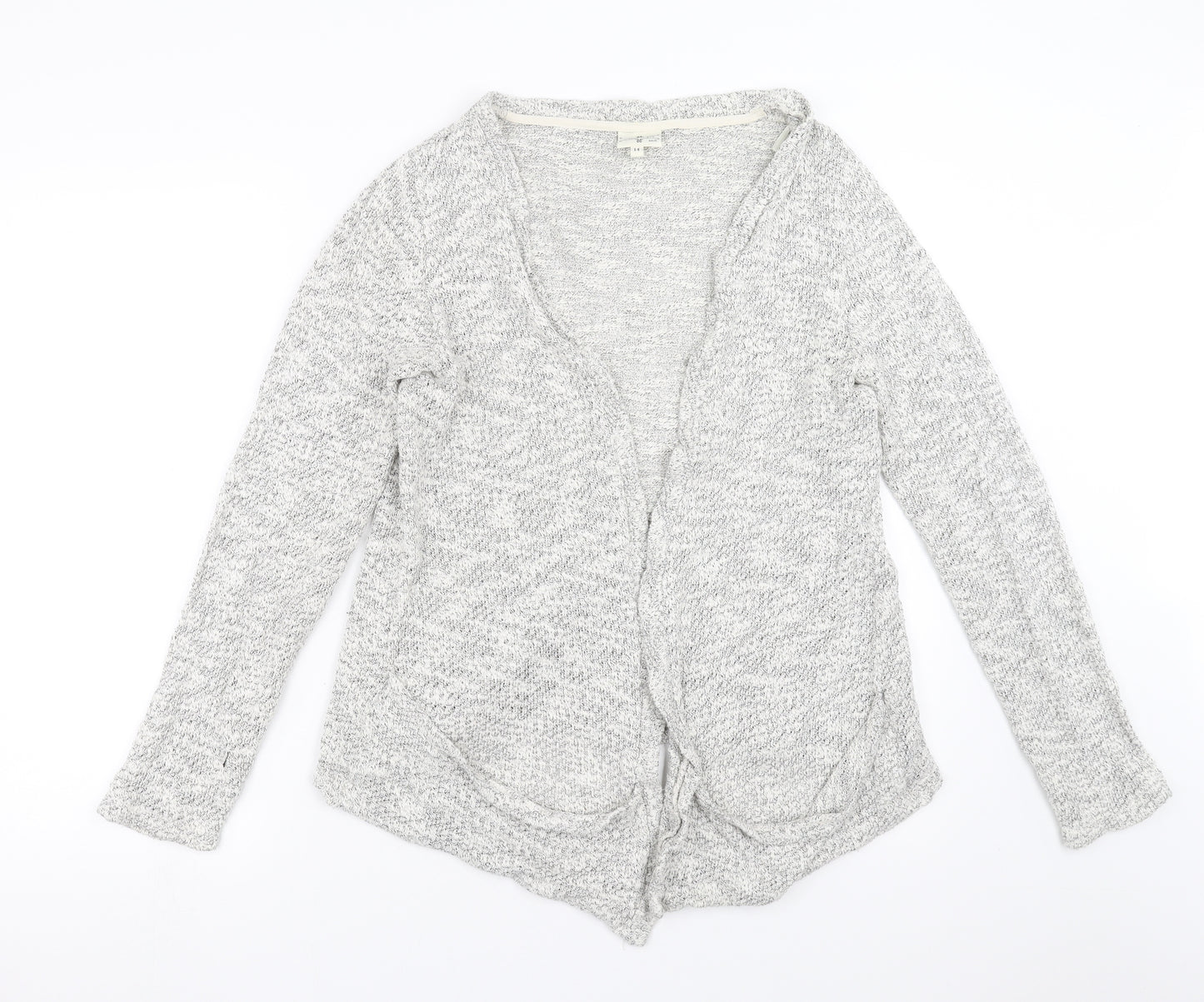 NEXT Womens Grey   Cardigan Jumper Size 14