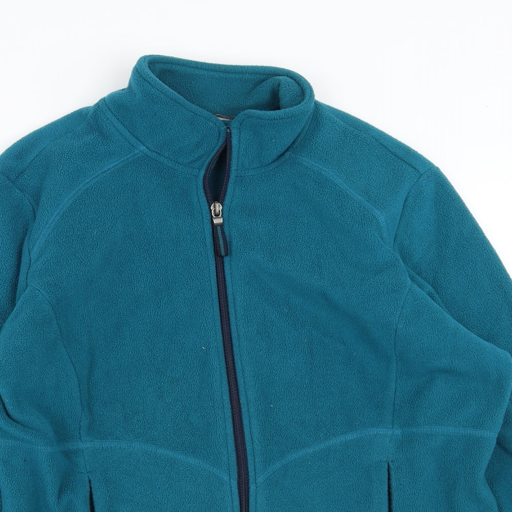 Marks and Spencer Womens Green  Fleece Full Zip Jumper Size 14
