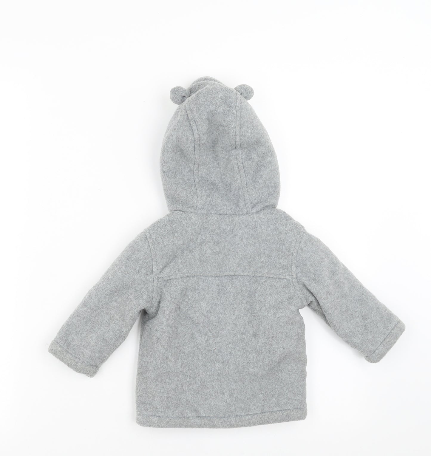 Blue Zoo Baby Grey   Jacket Coat Size 6-9 Months  - fleece lined
