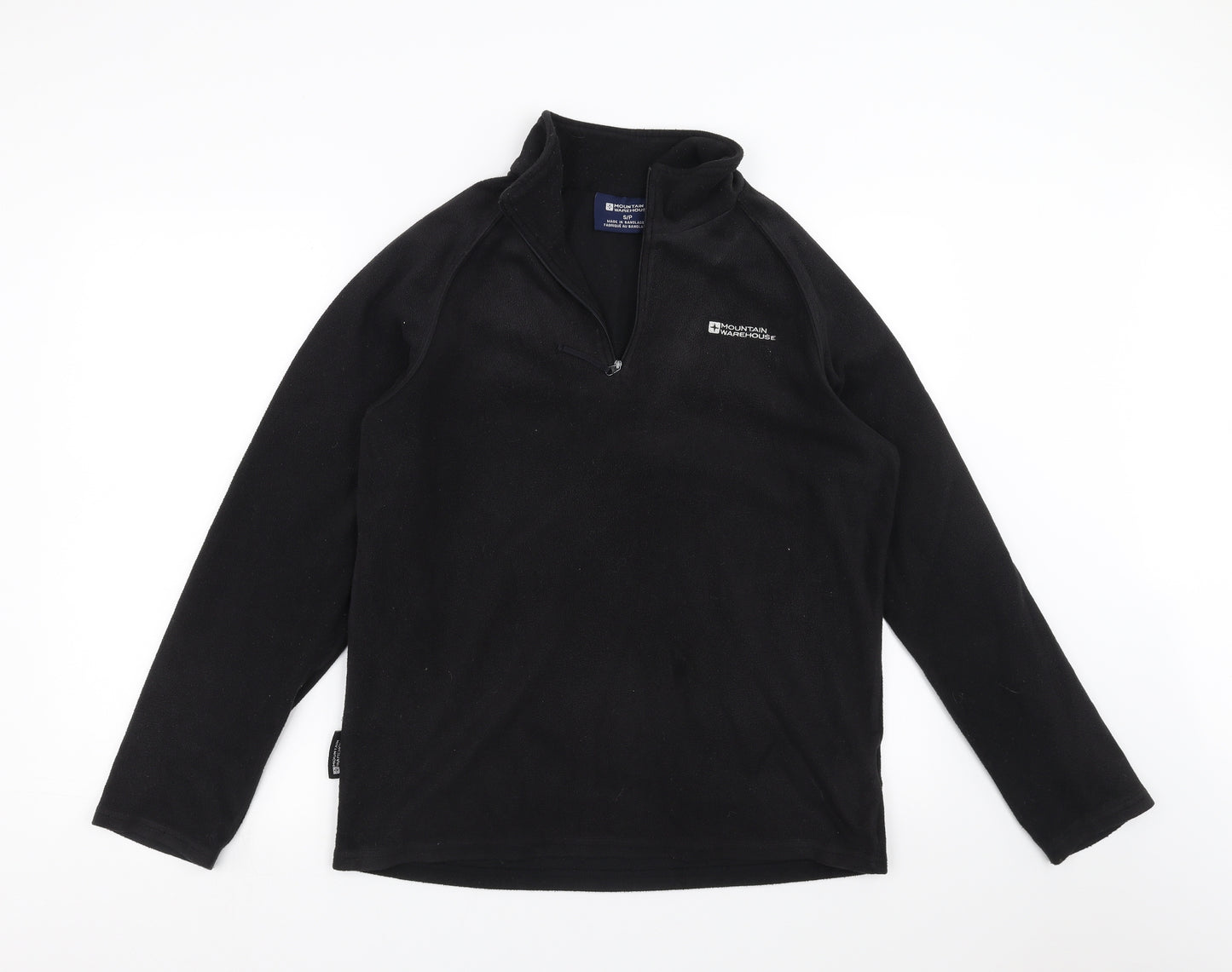 Mountain Warehouse Mens Black  Fleece Pullover Jumper Size S