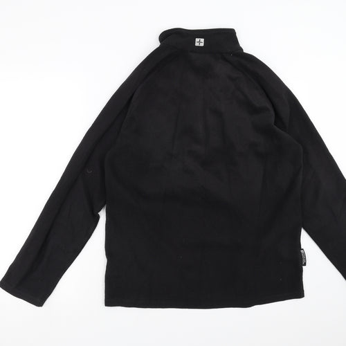 Mountain Warehouse Mens Black  Fleece Pullover Jumper Size S
