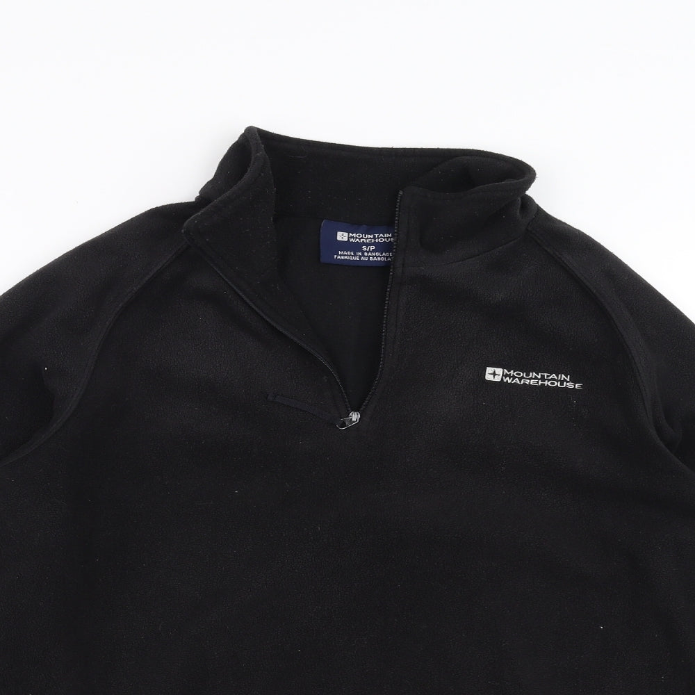 Mountain Warehouse Mens Black  Fleece Pullover Jumper Size S